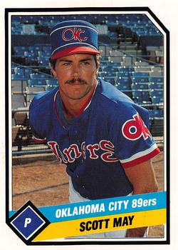 1989 CMC Oklahoma City 89ers #5 Scott May  Front