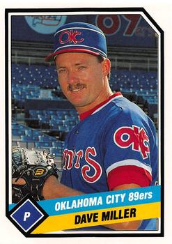 1989 CMC Oklahoma City 89ers #7 Dave Miller  Front