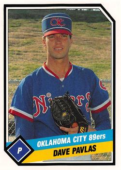 1989 CMC Oklahoma City 89ers #8 Dave Pavlas  Front