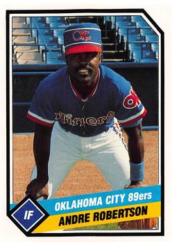 1989 CMC Oklahoma City 89ers #14 Andre Robertson  Front