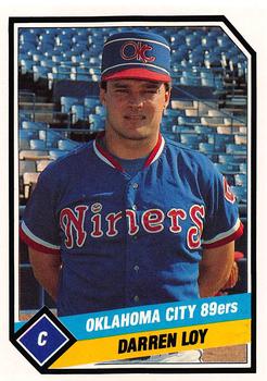 1989 CMC Oklahoma City 89ers #20 Darren Loy  Front