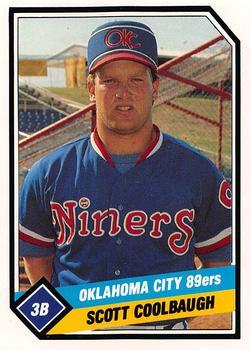 1989 CMC Oklahoma City 89ers #21 Scott Coolbaugh  Front