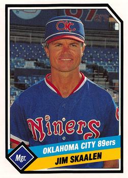 1989 CMC Oklahoma City 89ers #23 Jim Skaalen Front
