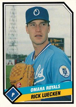 1989 CMC Omaha Royals #7 Rick Luecken  Front