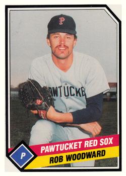 1989 CMC Pawtucket Red Sox #10 Rob Woodward  Front