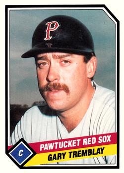 1989 CMC Pawtucket Red Sox #14 Gary Tremblay  Front