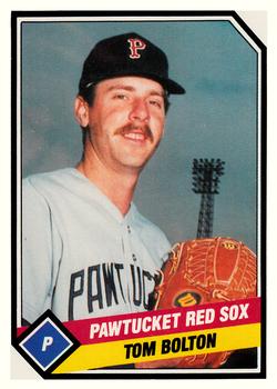 1989 CMC Pawtucket Red Sox #1 Tom Bolton  Front