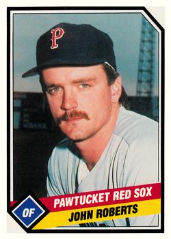 1989 CMC Pawtucket Red Sox #21 John Roberts Front