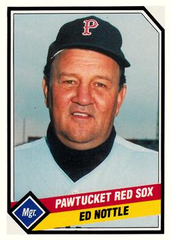 1989 CMC Pawtucket Red Sox #25 Ed Nottle Front