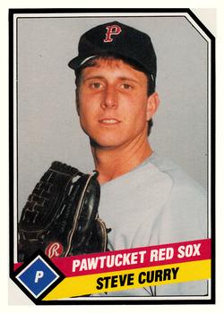1989 CMC Pawtucket Red Sox #2 Steve Curry  Front