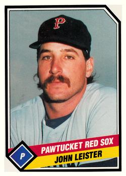 1989 CMC Pawtucket Red Sox #5 John Leister  Front