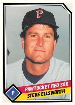 1989 CMC Pawtucket Red Sox #7 Steve Ellsworth  Front