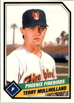 1989 CMC Phoenix Firebirds #4 Terry Mulholland  Front