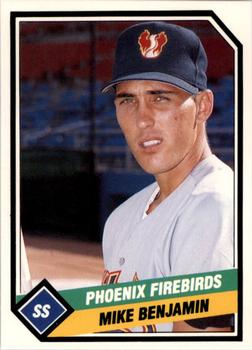 1989 CMC Phoenix Firebirds #16 Mike Benjamin  Front