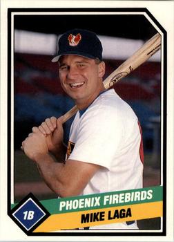 1989 CMC Phoenix Firebirds #17 Mike Laga  Front