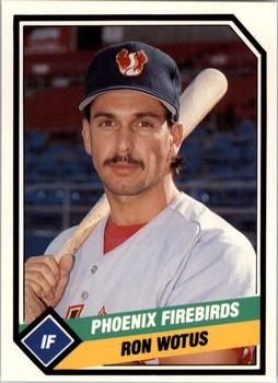 1989 CMC Phoenix Firebirds #19 Ron Wotus  Front