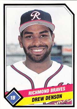 1989 CMC Richmond Braves #18 Drew Denson  Front