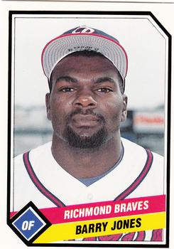 1989 CMC Richmond Braves #20 Barry Jones  Front