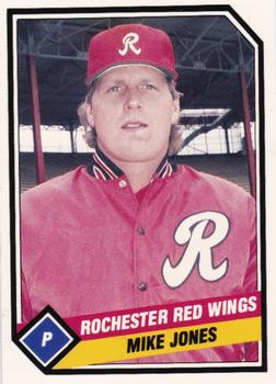 1989 CMC Rochester Red Wings #1 Mike Jones  Front