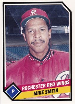1989 CMC Rochester Red Wings #8 Mike Smith Front