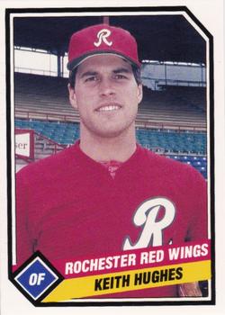 1989 CMC Rochester Red Wings #13 Keith Hughes  Front