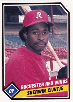 1989 CMC Rochester Red Wings #15 Sherwin Cijntje  Front