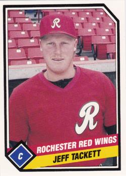 1989 CMC Rochester Red Wings #17 Jeff Tackett  Front