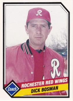 1989 CMC Rochester Red Wings #24 Dick Bosman Front
