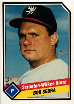 1989 CMC Scranton/Wilkes-Barre Red Barons #4 Bob Sebra  Front
