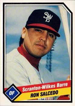 1989 CMC Scranton/Wilkes-Barre Red Barons #16 Ron Salcedo  Front