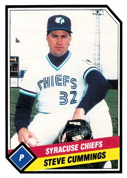 1989 CMC Syracuse Chiefs #7 Steve Cummings  Front