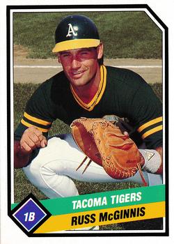 1989 CMC Tacoma Tigers #16 Russ McGinnis  Front