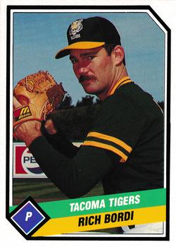 1989 CMC Tacoma Tigers #1 Rich Bordi  Front
