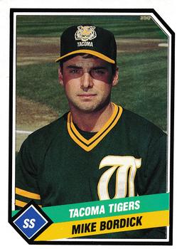 1989 CMC Tacoma Tigers #23 Mike Bordick  Front
