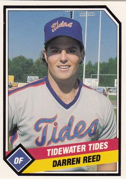 1989 CMC Tidewater Tides #17 Darren Reed  Front