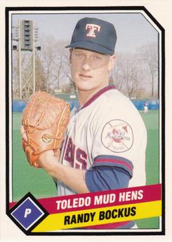 1989 CMC Toledo Mud Hens #1 Randy Bockus  Front