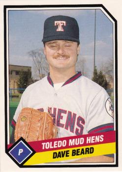 1989 CMC Toledo Mud Hens #10 Dave Beard  Front