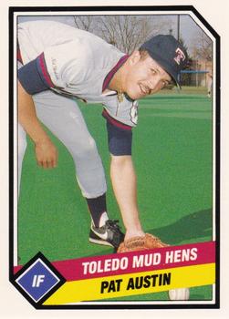 1989 CMC Toledo Mud Hens #18 Pat Austin  Front
