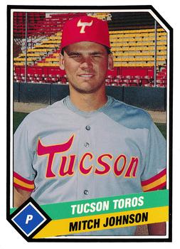 1989 CMC Tucson Toros #2 Mitch Johnson  Front