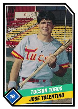 1989 CMC Tucson Toros #13 Jose Tolentino  Front