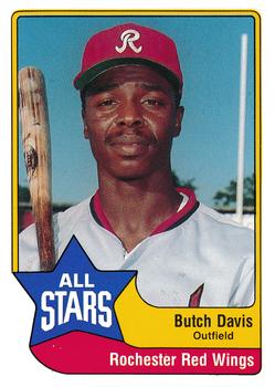 1989 CMC Triple A All-Stars #21 Butch Davis Front