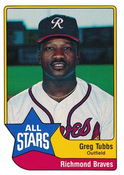 1989 CMC Triple A All-Stars #23 Greg Tubbs Front