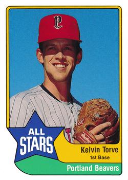 1989 CMC Triple A All-Stars #32 Kelvin Torve Front