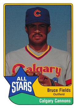 1989 CMC Triple A All-Stars #36 Bruce Fields Front