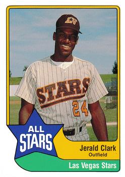 1989 CMC Triple A All-Stars #37 Jerald Clark Front