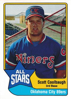 1989 CMC Triple A All-Stars #5 Scott Coolbaugh Front