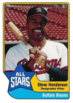 1989 CMC Triple A All-Stars #9 Steve Henderson Front