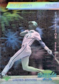 1991 Upper Deck Denny's Grand Slam Holograms #13 Ricky Jordan Front