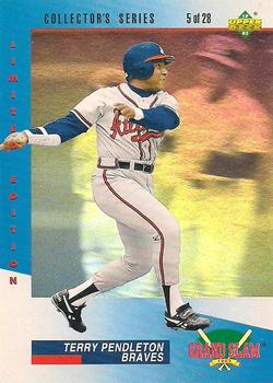 1993 Upper Deck Denny's Grand Slam Holograms #5 Terry Pendleton Front