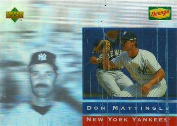 1995 Upper Deck Denny's Holograms #15 Don Mattingly Front